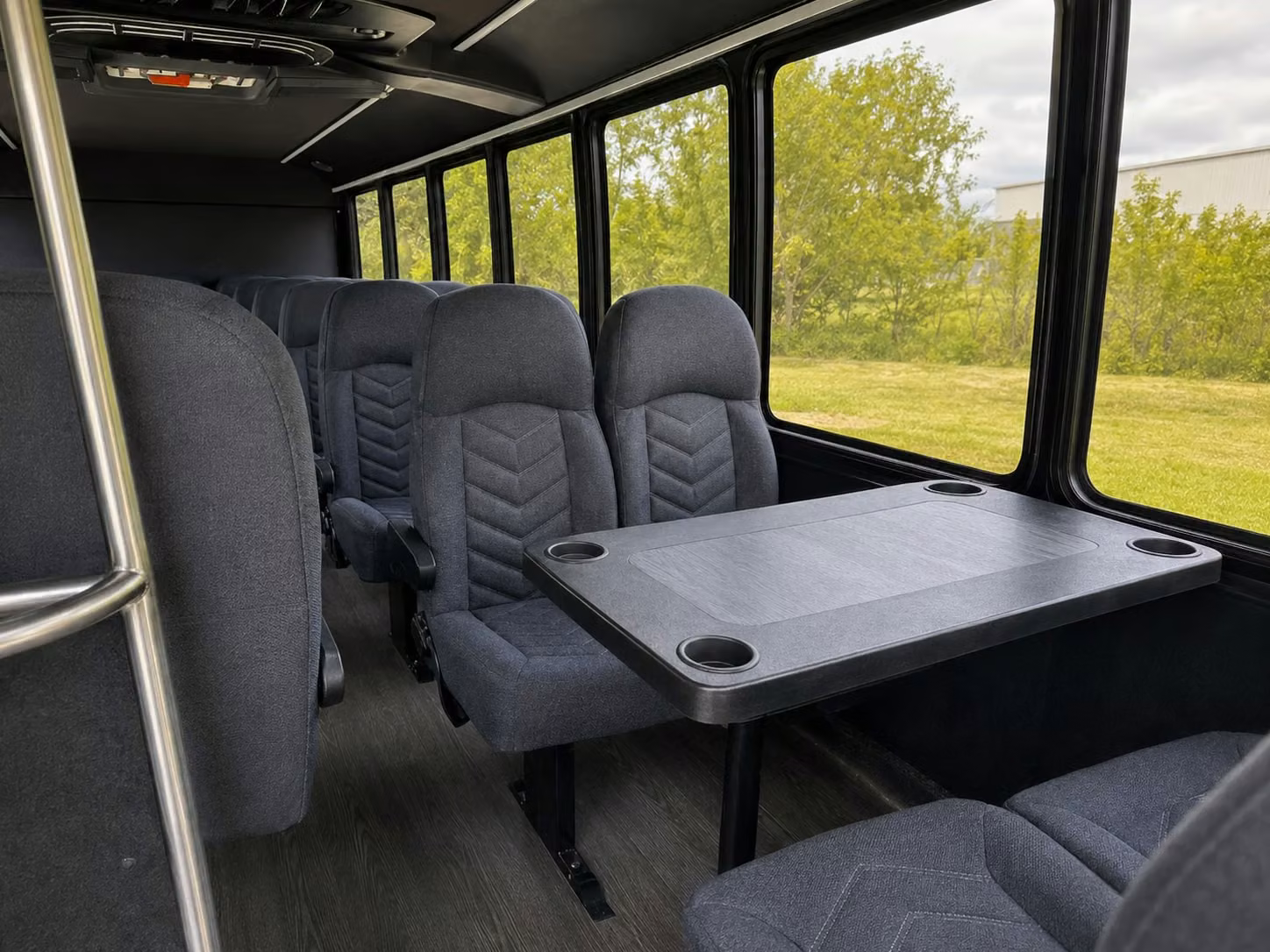 15 passenger minibus inside