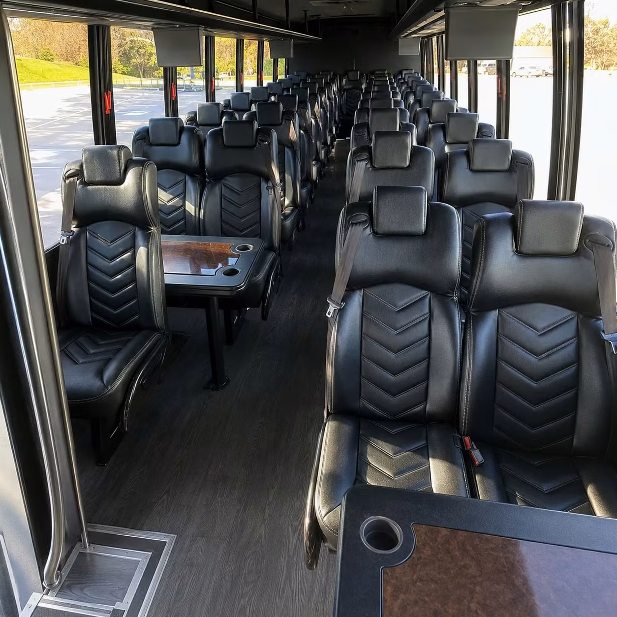 25 passenger minibus inside