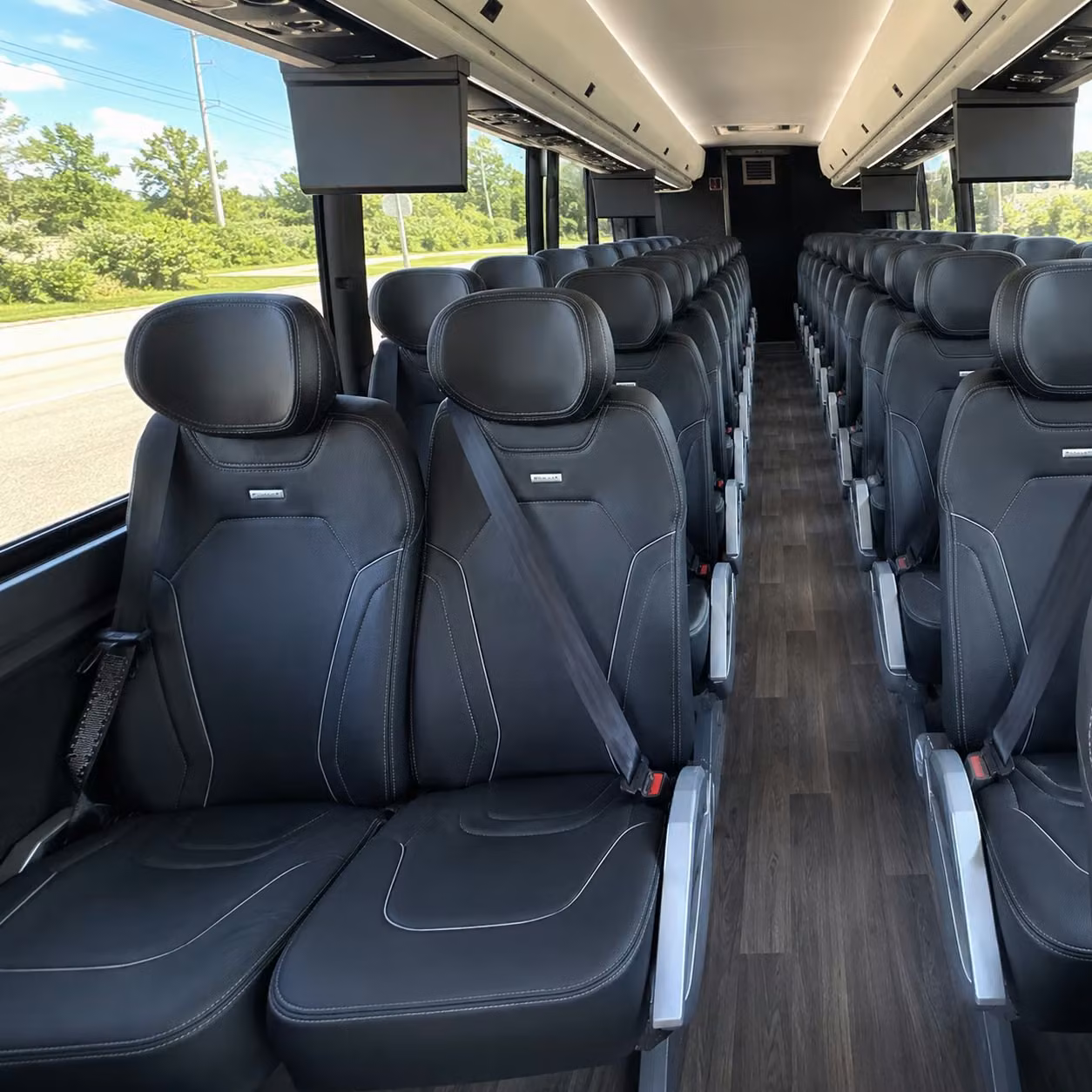 carson charter bus interior