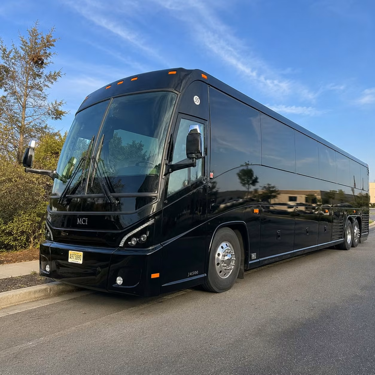 charter bus shuttles for los angeles air force base personnel in carson