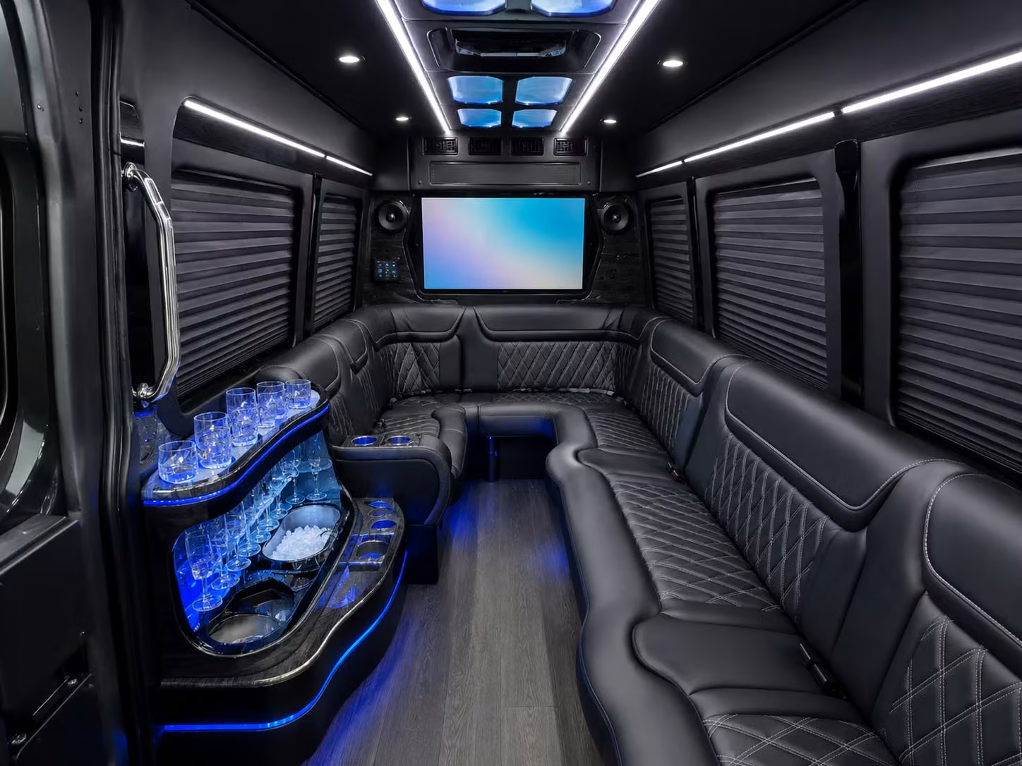 corporate event bus rentals for team building retreats and client entertainment