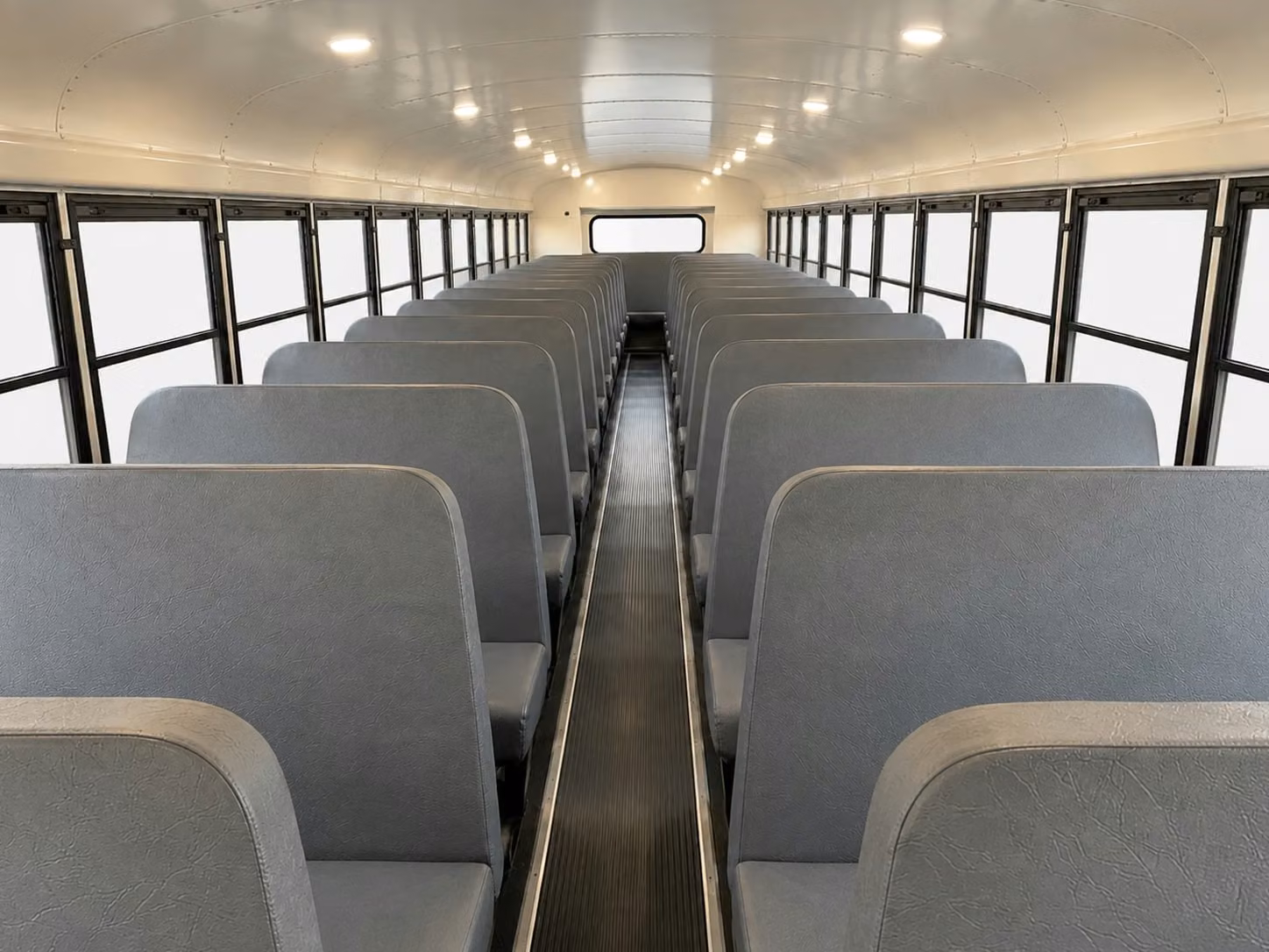 school bus interior