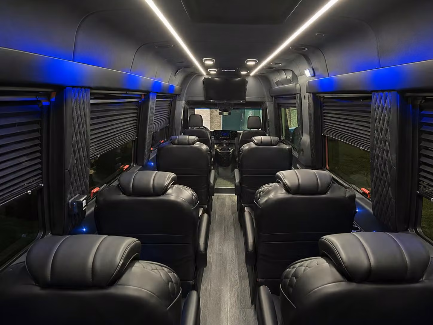 sprinter van with driver inside